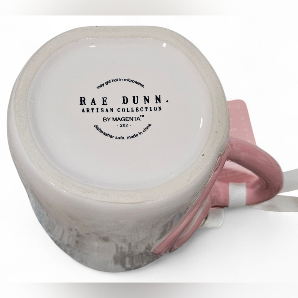 Rae Dunn Pink 'Be Mine' Ceramic Mug! New - Picture 4 of 4